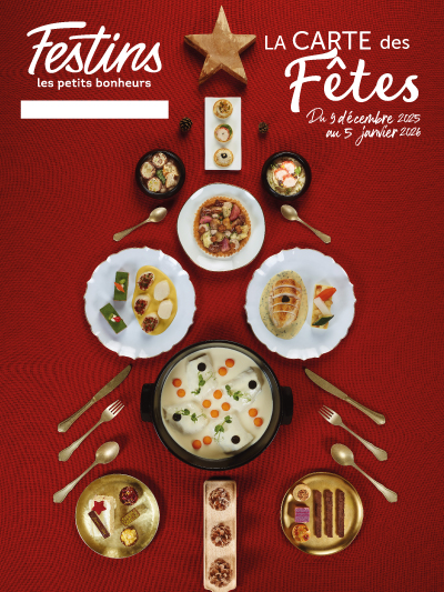 Carte des Fêtes 2025 - Festins Traiteur