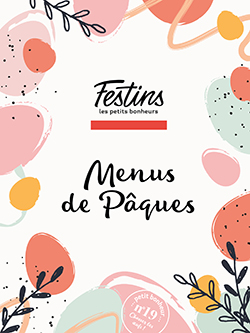 Découvrez nos menus pour Pâques